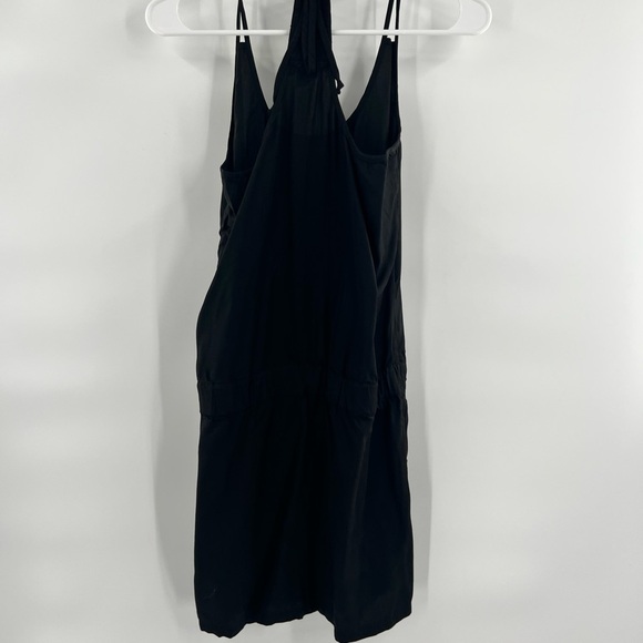 Athleta black halter dress with pockets size XS - Picture 5 of 11